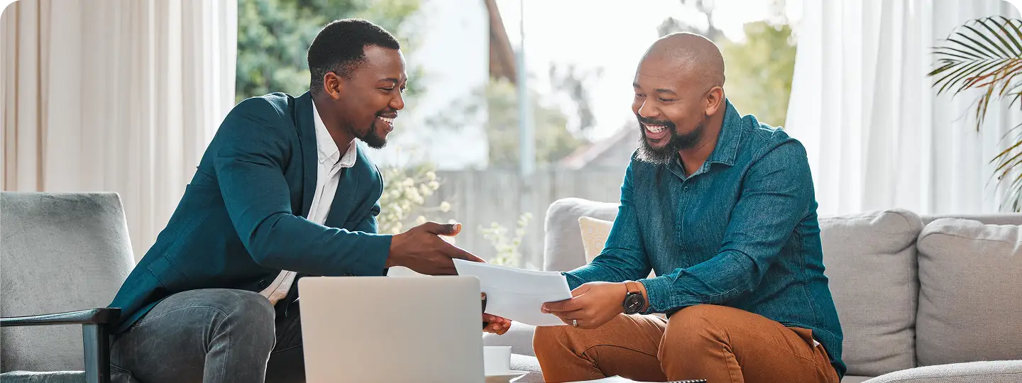 Co-opTrust professionals discussing wealth management