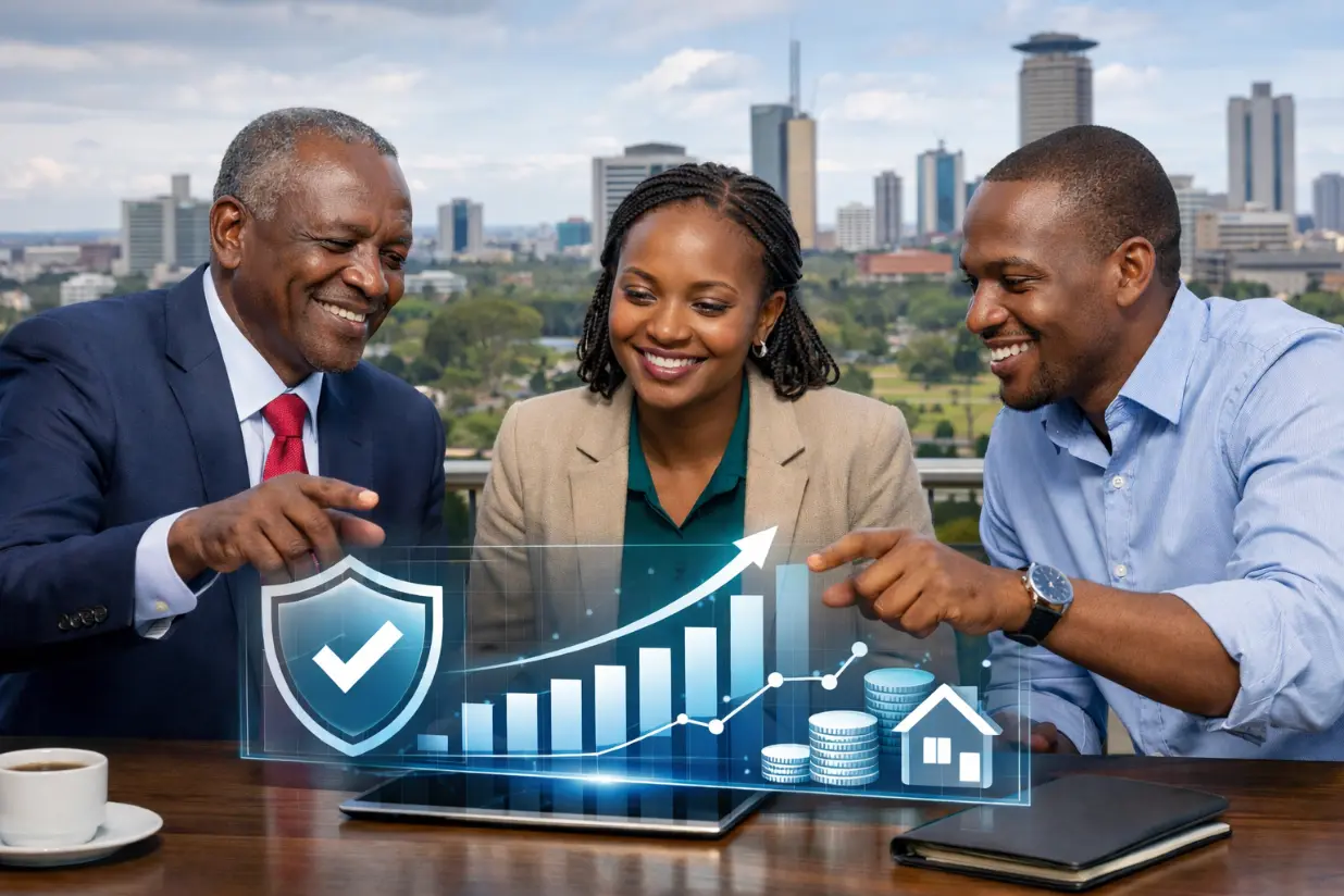 Co-opTrust professionals discussing wealth management